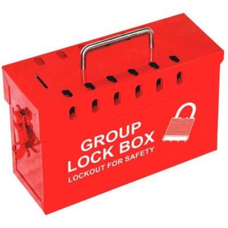 Zing ZING Red Group Lock Box,  7299R-UN